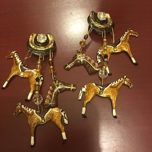 Lunch At The Ritz Vintage Earrings Derby 🐎